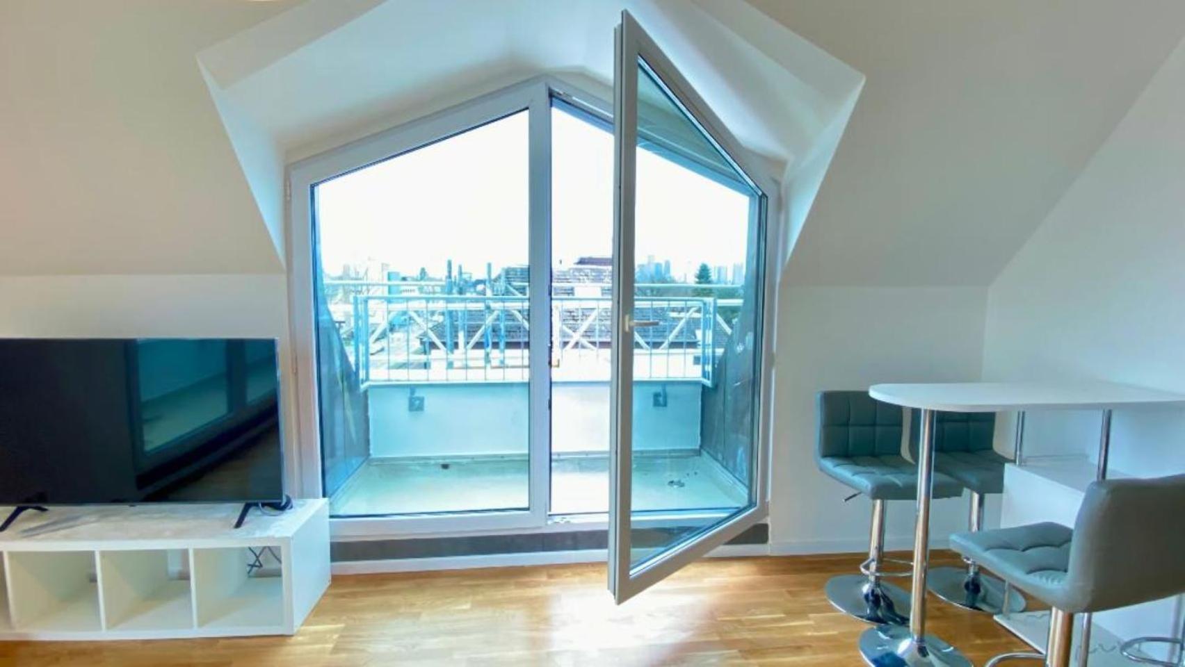 Schoenes Erwachen Im Frankfurter Penthouse Frankfurt nad Mohanem Exteriér fotografie