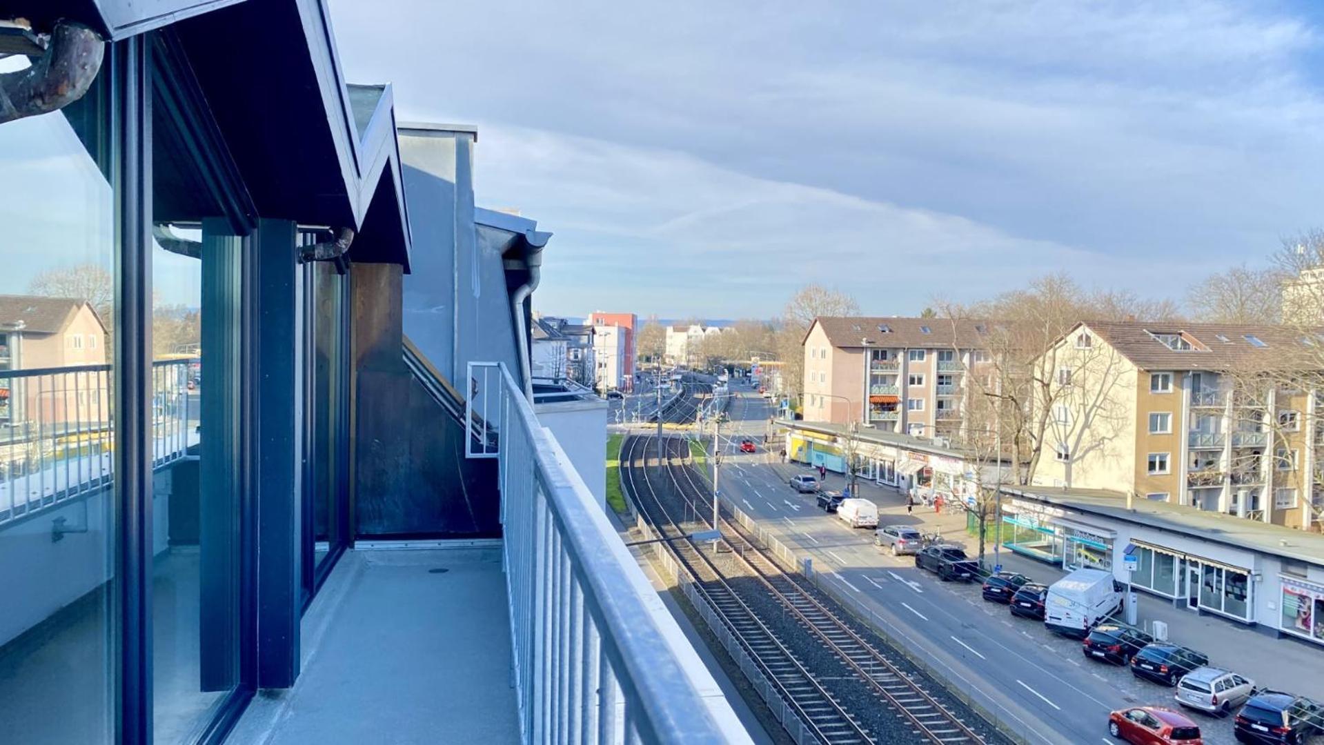 Schoenes Erwachen Im Frankfurter Penthouse Frankfurt nad Mohanem Exteriér fotografie