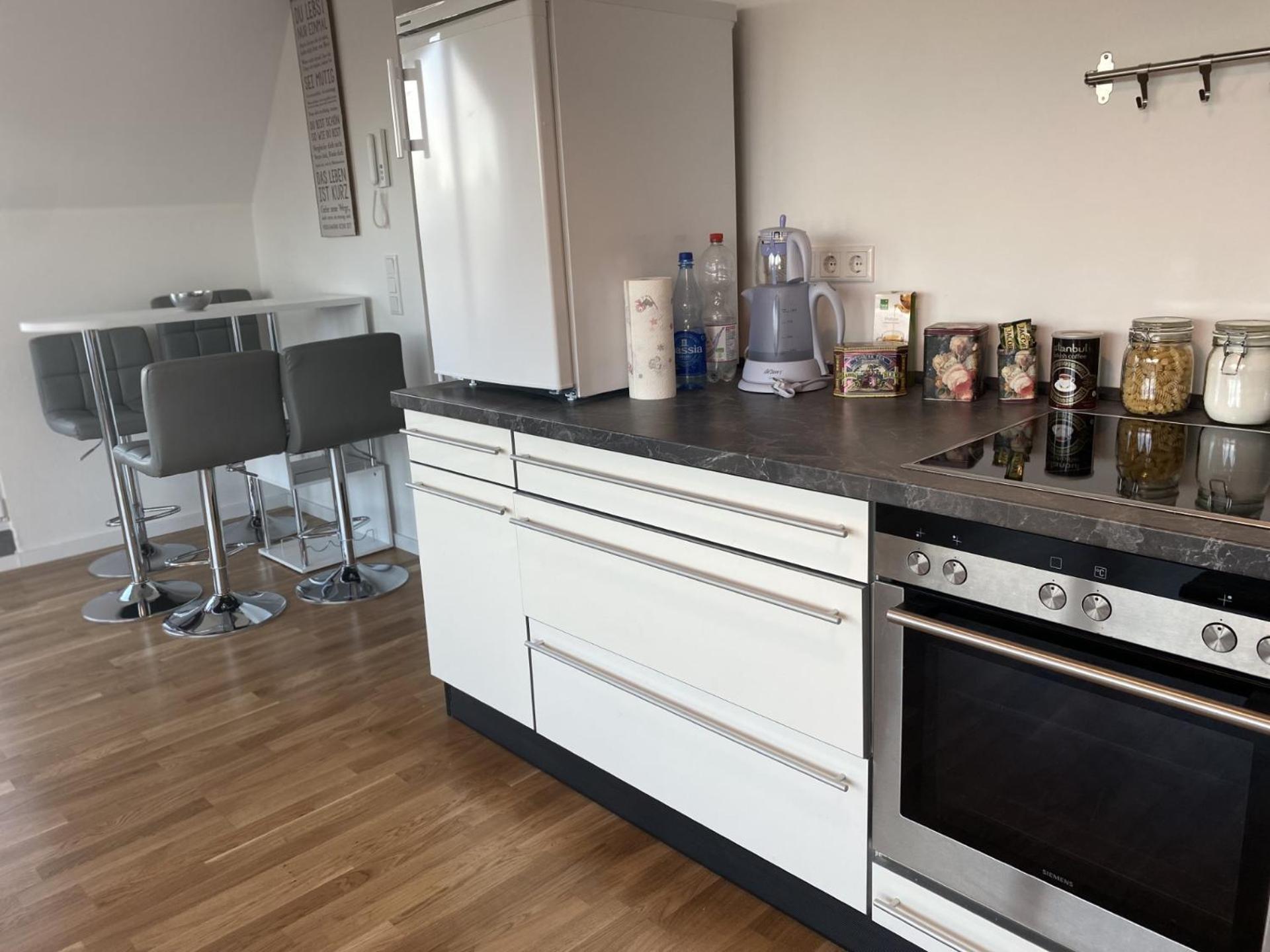 Schoenes Erwachen Im Frankfurter Penthouse Frankfurt nad Mohanem Exteriér fotografie