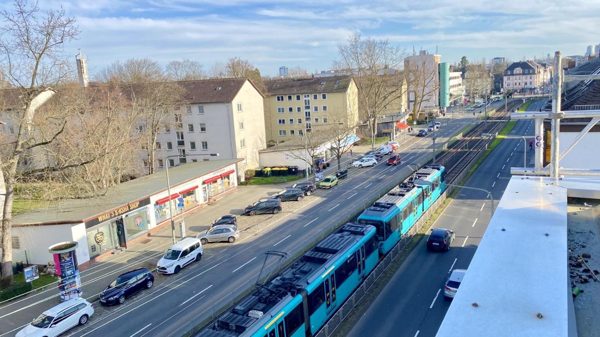 Schoenes Erwachen Im Frankfurter Penthouse Frankfurt nad Mohanem Exteriér fotografie